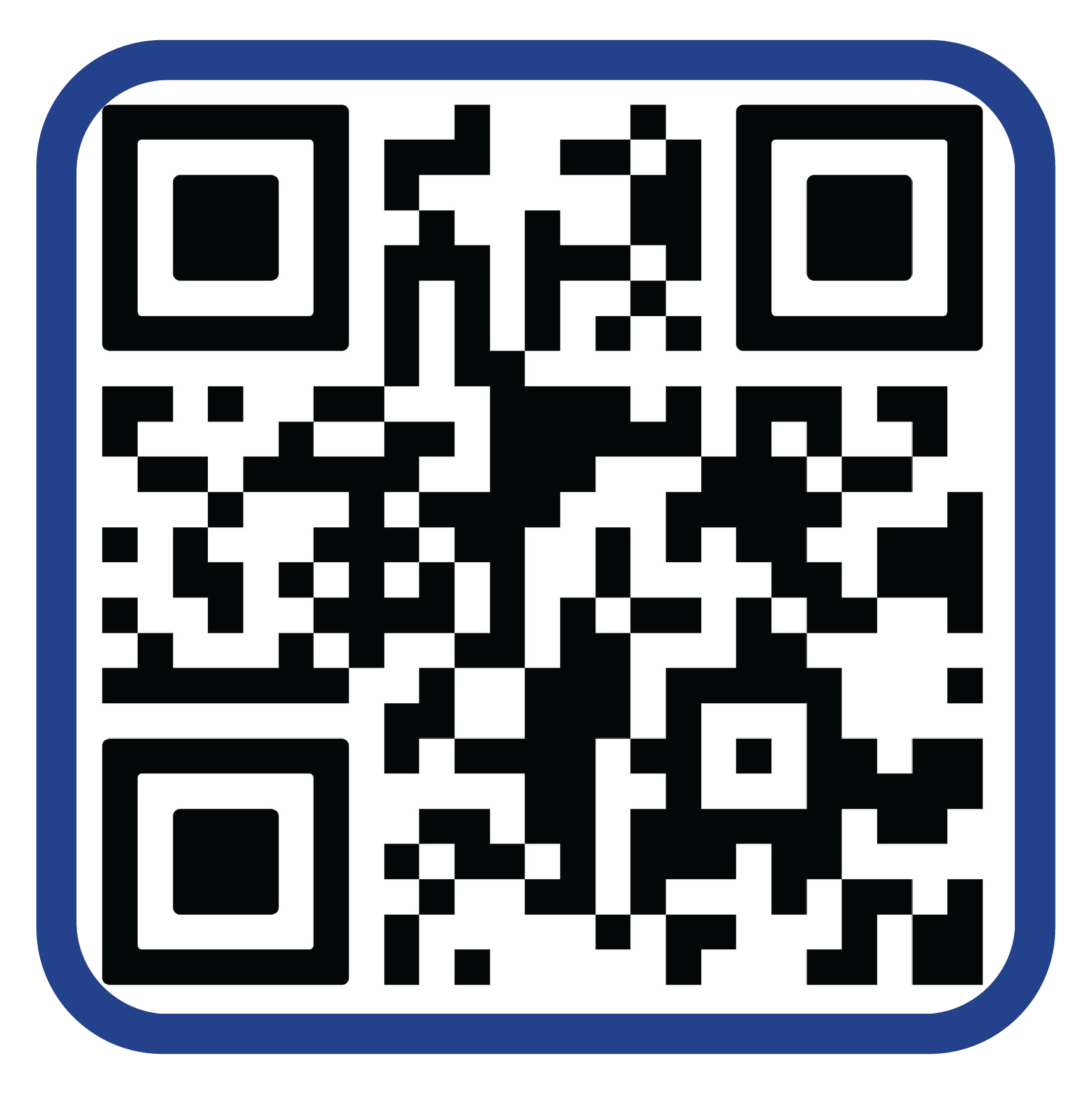QR code to book a visit to Anvida School